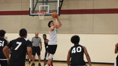 College Basketball Training Camp Game