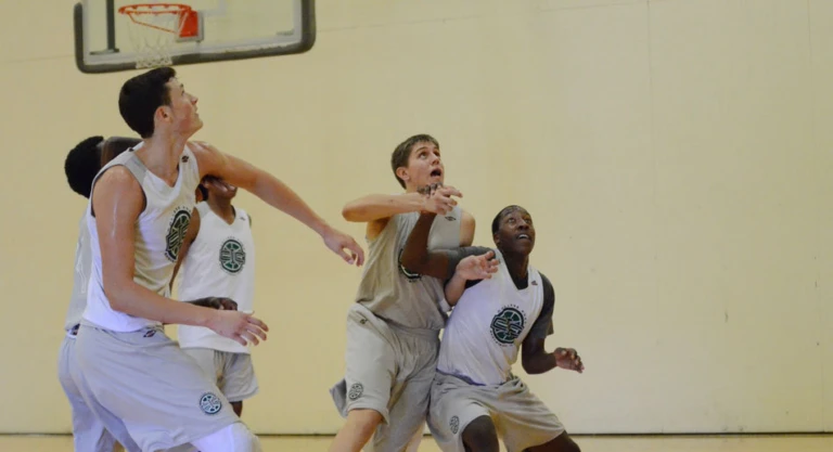 College Basketball Camp Game Time
