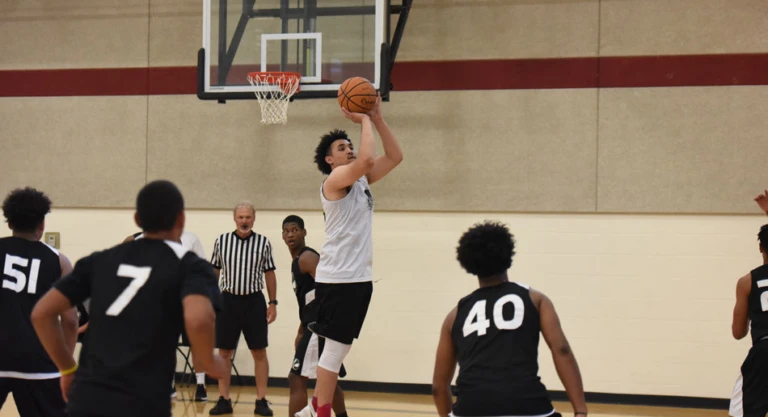 College Basketball Training Camp Game