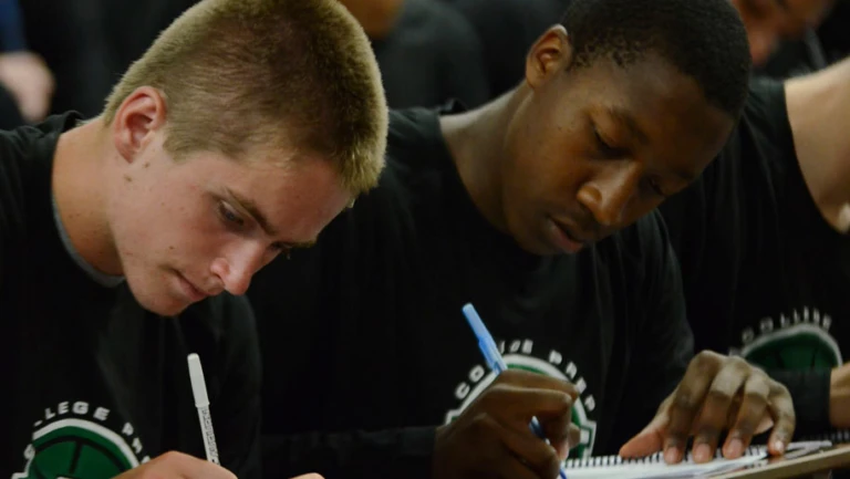 Goal Setting At College Prep Camp