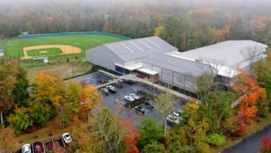Princeton day school aerial shot