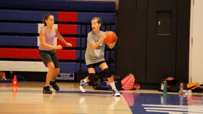 William Jessup University defensive drills at nike youth basketball camps