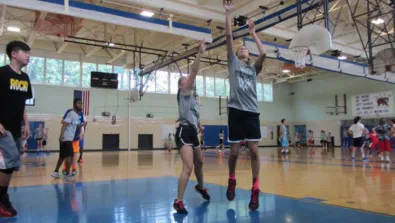 Brown Middle School basketball camp in Mass