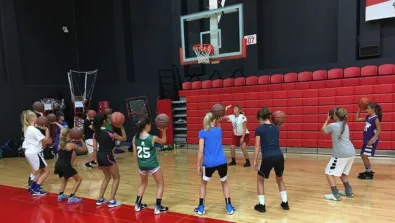 Seattle University Basketball Shooting Stations in Washington