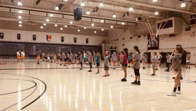Lewis And Clark Defense Instruction defense skills at nike basketball camps