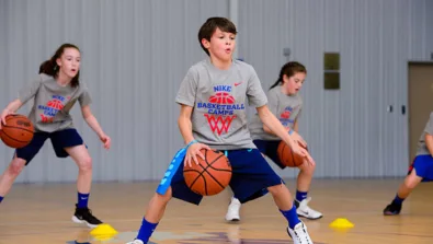 Coed Dribble Practice