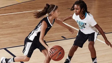 Girls Defending Offensive Player