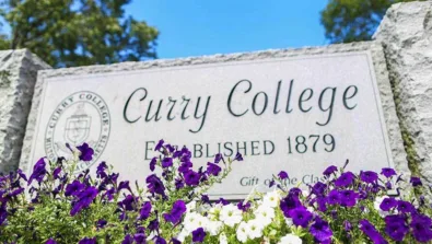 Curry College Welcome Sign nike basketball camps milton
