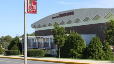 Kutztown keystone arena at the youth boys basketball camp