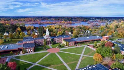Suny potsdam aerial view at the nike basketball camp