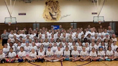Cpa Girls Group Photo christ presbyterian nike basketball camp