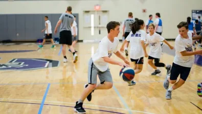Curry College Scrimmage nike basketball camps near boston
