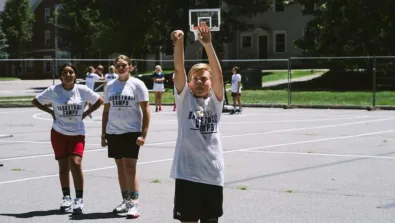 Curry College Outdoor Courts nike basketball camps massachusetts