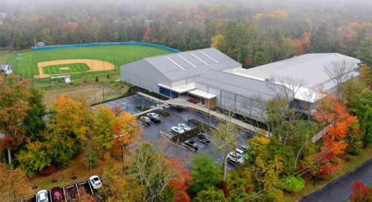 Princeton day school aerial shot