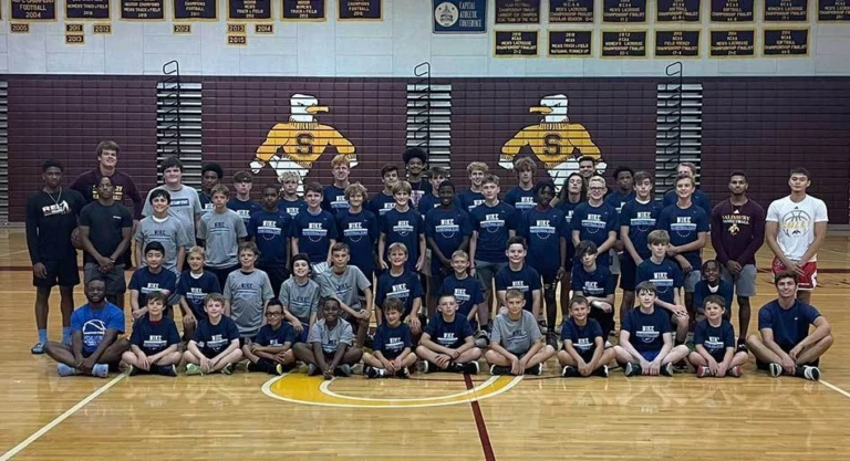 Salisbury university boys camp group photo