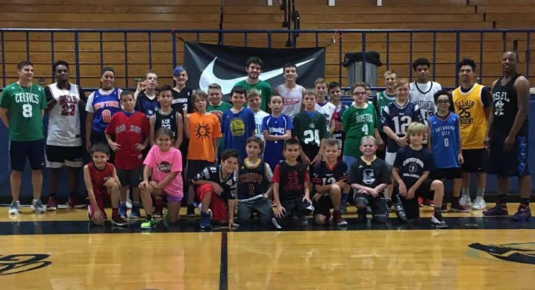 Saint Anselm Basketball Camp Team in Manchester, New Hampshire