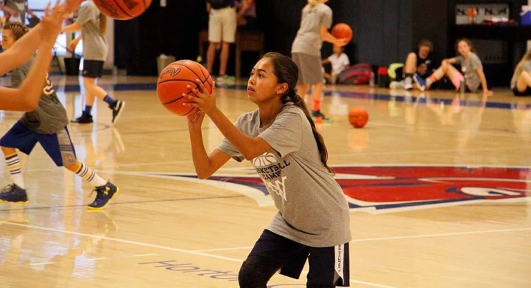 Wju Girls Shooting drills youth basketball camp