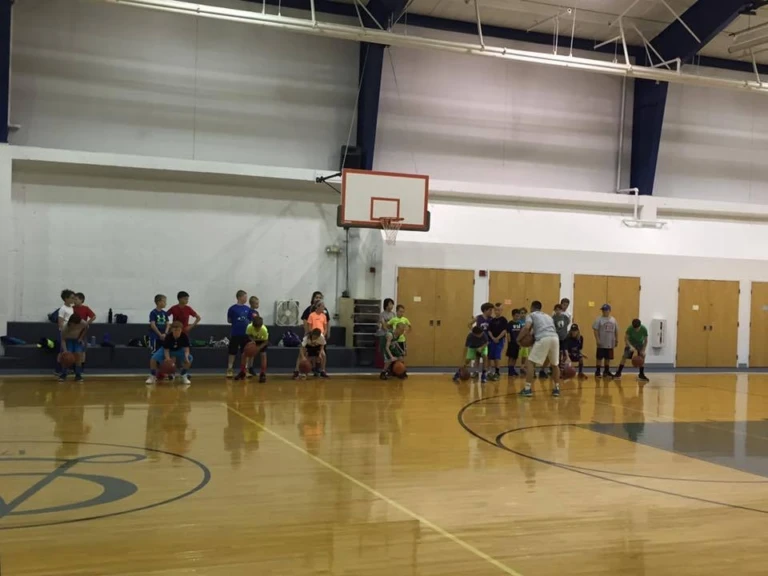 Derby Academy Basketball Camp Dribble Drill this summer at a camp near me