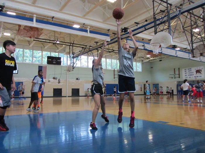 Brown Middle School basketball camp in Mass