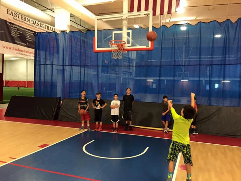 Danvers Corner Shot at the basketball camp for boys and girls in Massachusetts