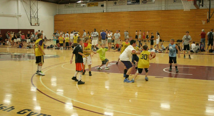 Suny Potsdam basketball camp Scrimmage in New York