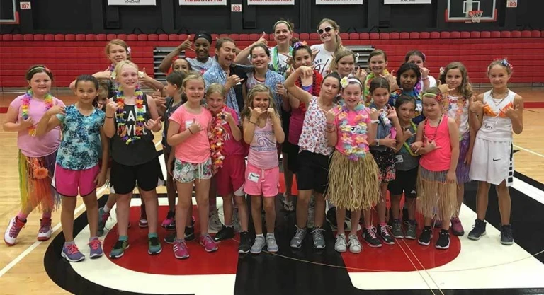 Seattle University Beach Day at nike basketball camp WA