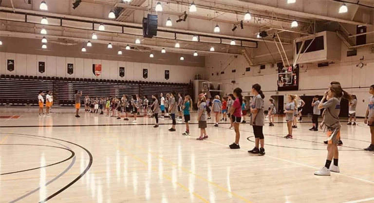 Lewis And Clark Defense Instruction defense skills at nike basketball camps