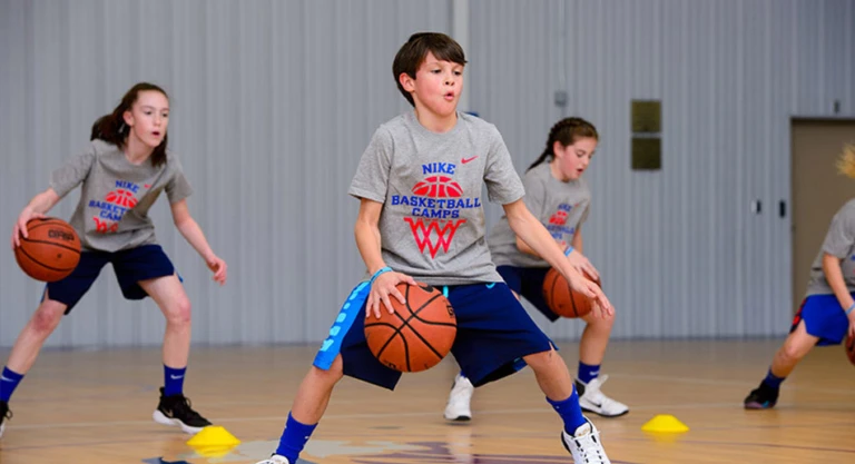 Coed Dribble Practice