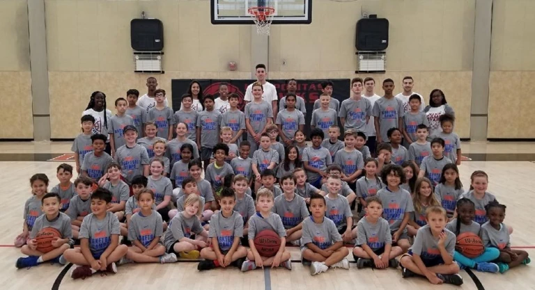 Las Positas College Group Photo at the nike basketball camp