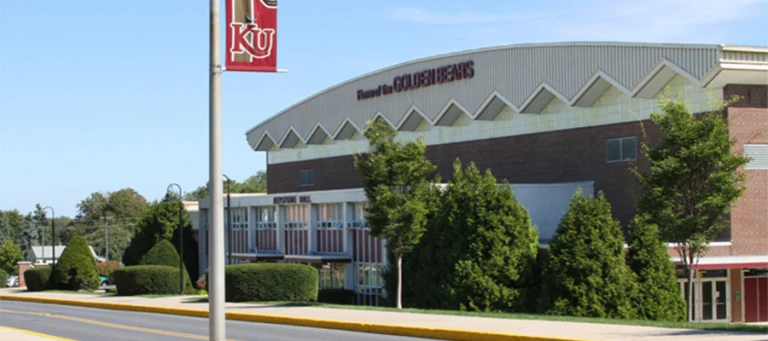 Kutztown keystone arena at the youth boys basketball camp