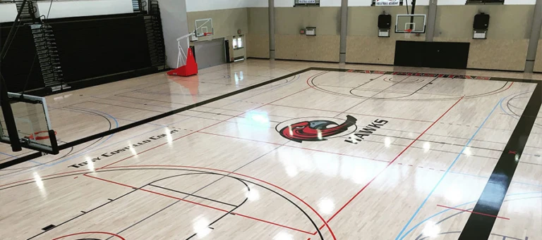 Las positas the nest basketball gym at the nike basketball day camp