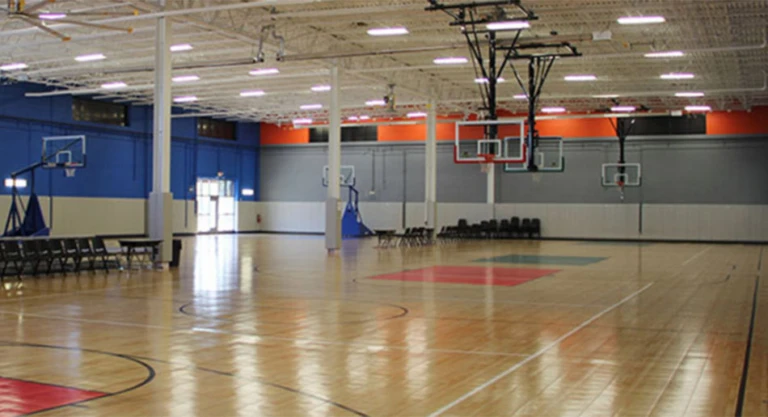 Hoops plus gym at the nike basketball can for boys and girls this summer
