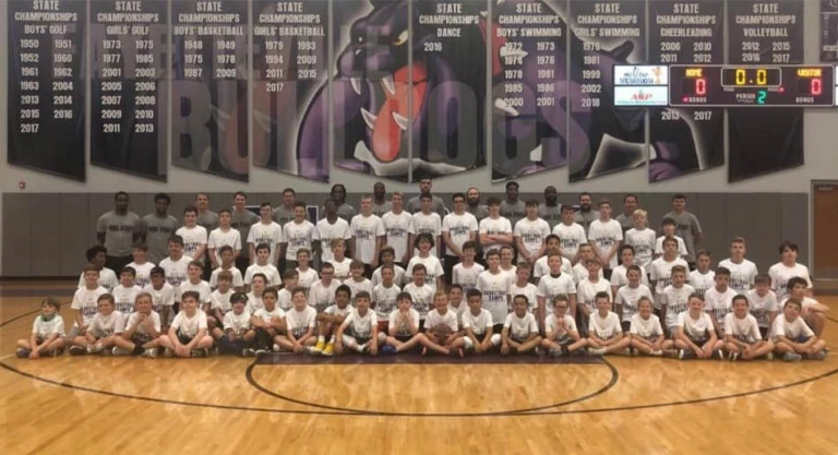 Fayetteville Group Photo basketball camps in arkansas