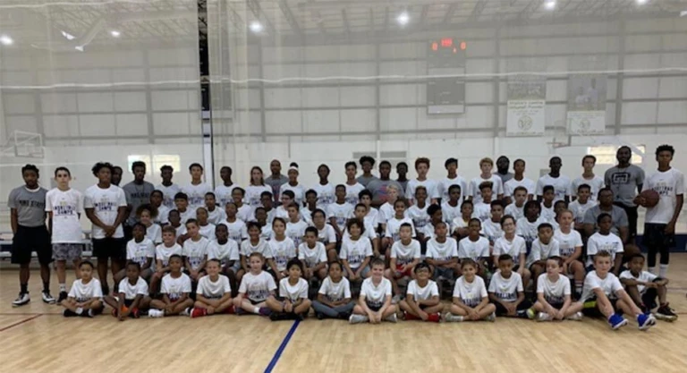 Virginia Beach Group Photo nike basketball camps VA