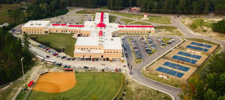 Cardinal newman high school campus youth basketball camp in Columbia, SC