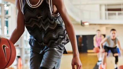 Boys close up nike shirt