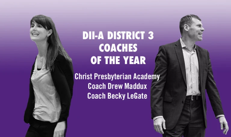Drew maddux becky legate coach of year