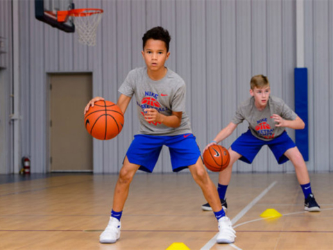 Ball Handling Basketball tip at a youth camp in Washington