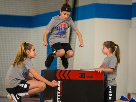 Basketball exercises for youth basketball players at a nike basketball camp