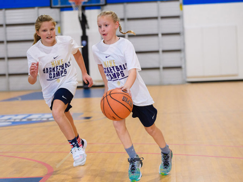 Changing speed while dribbling tip nike basketball camps