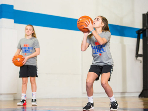How To Shoot A Free Throw at a basketball camp in Florida