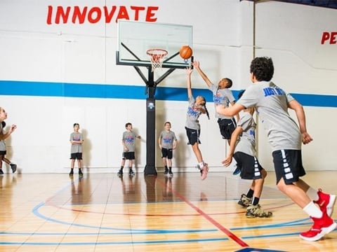 Post Player basketball Tips at youth basketball camp