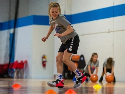 Speed and agility basketball tip youth summer camp