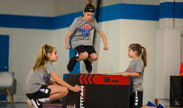 Basketball exercises for youth basketball players at a nike basketball camp