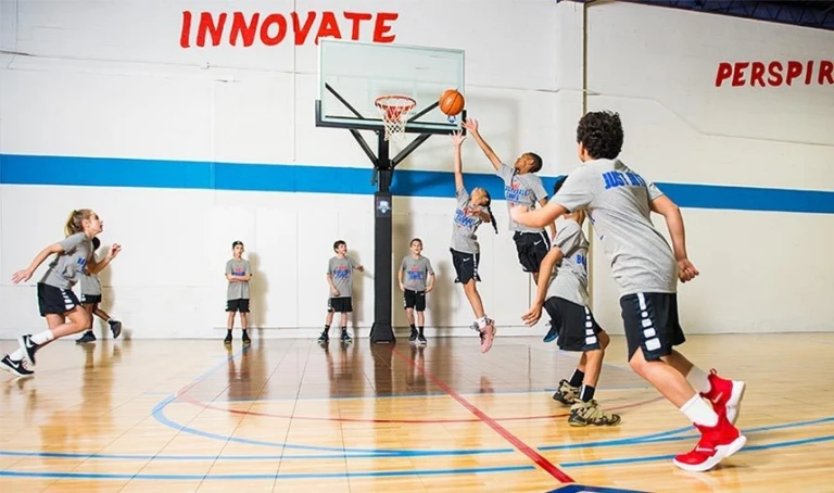 Post Player basketball Tips at youth basketball camp