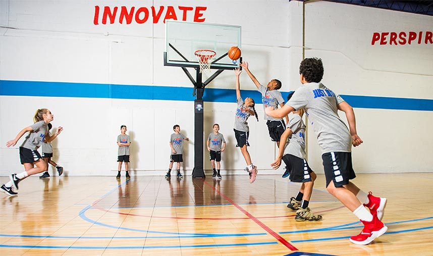 Post Player basketball Tips at youth basketball camp