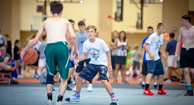 Snow Valley Basketball Camp Iowa Guard youth summer basketball instruction