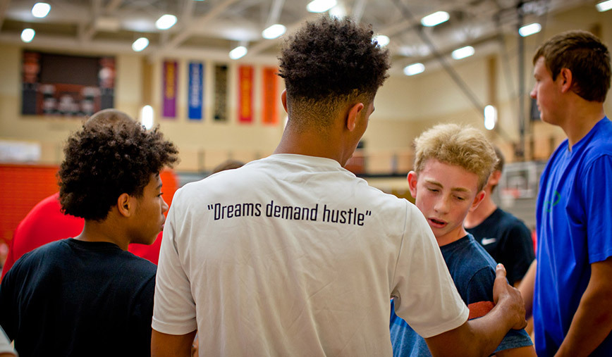 2019 Snow Valley basketball camp for youth campers this summer