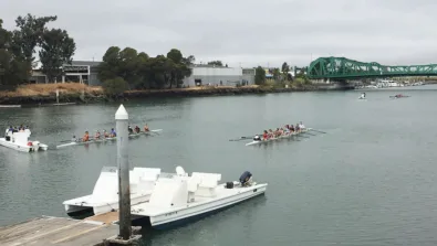 Cal Womens Crew Girls Launching