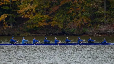 Duke Rowing On Water